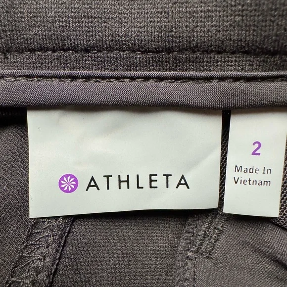 Athleta Black Ponte Moto 2.0 Pant Size 2 - Picture 6 of 7